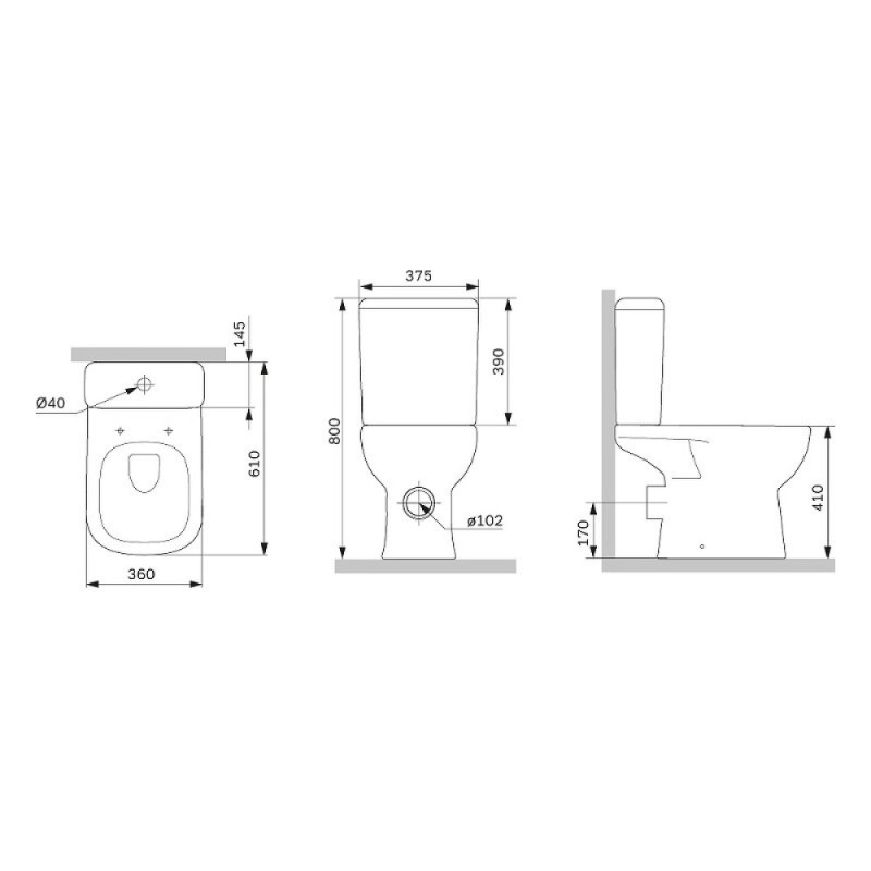 Напольный унитаз Am.Pm Sunny C85C8601SC, безободковый, с сиденьем микролифт, белый