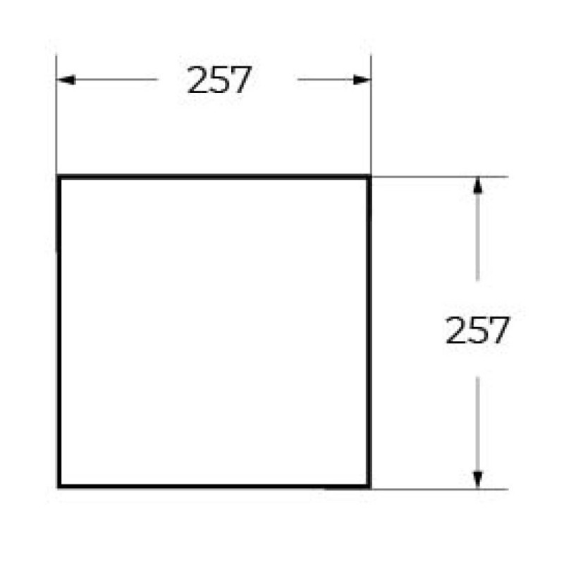 Полка Cezares Cadro-30/30-MENS-BIANCO, 30 см, bianco