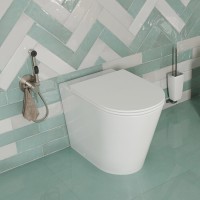 Приставной безободковый унитаз Iddis Calipso CALRDSEi26 Rimless, крышка микролифт, белый