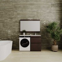 Зеркало Style Line Даллас 120 CC-00000416 Люкс, 120 см, подвесное, венге