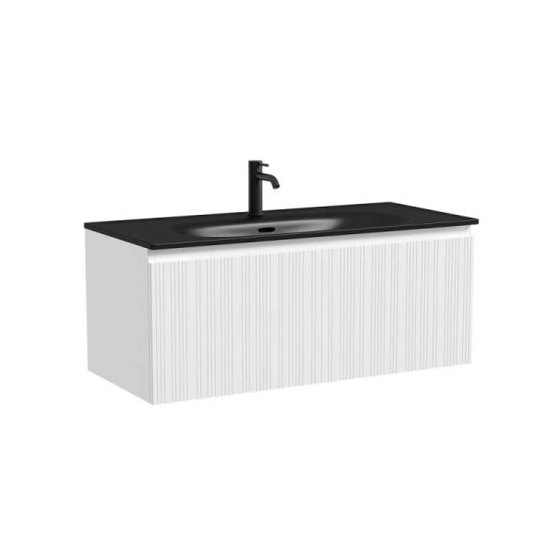 Тумба под раковину Sancos Code CD100W, 100 см, подвесная, белая