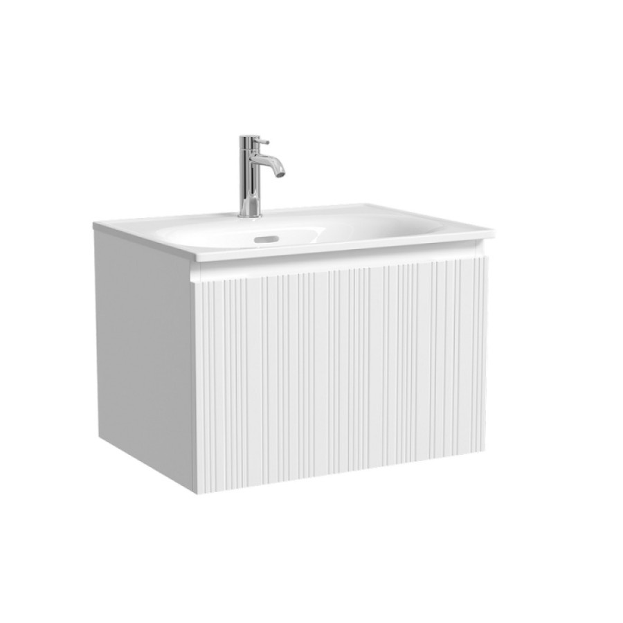 Тумба под раковину Sancos Code CD60W, 60 см, подвесная, белая