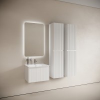 Тумба под раковину Sancos Code CD60W, 60 см, подвесная, белая