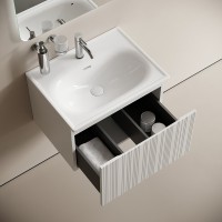 Тумба под раковину Sancos Code CD60W, 60 см, подвесная, белая