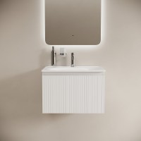 Тумба под раковину Sancos Code CD60W, 60 см, подвесная, белая