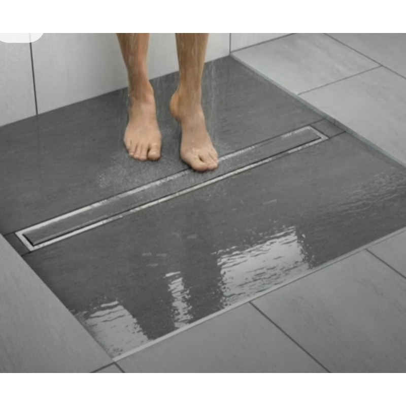 Трап CL6138/60 Ceramalux щелевой, нерж.сталь, сатин 600 мм