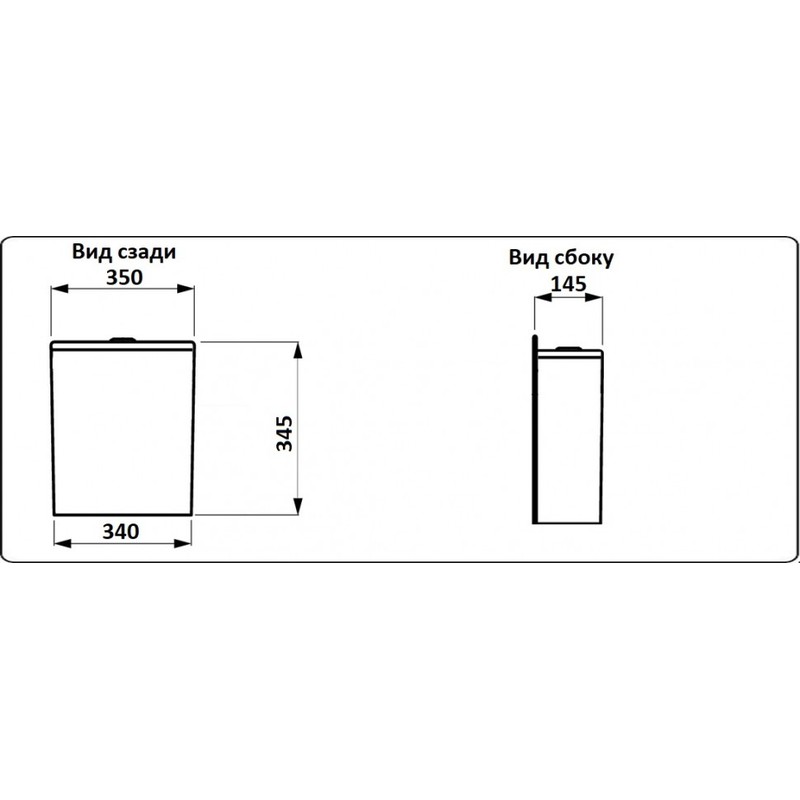 Унитаз напольный CeramaLux 1217A