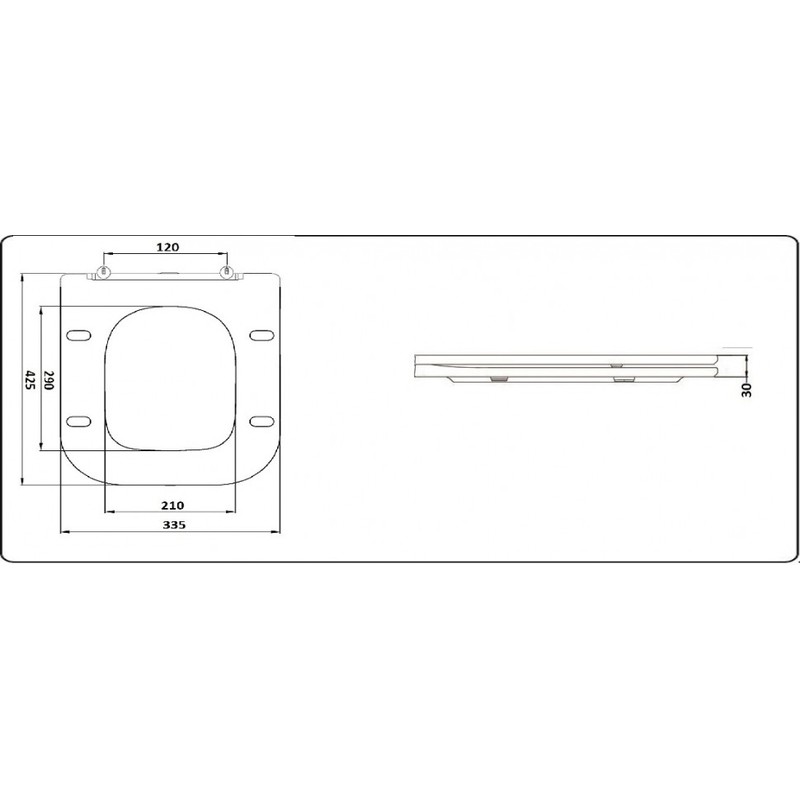 Унитаз напольный CeramaLux 1222A