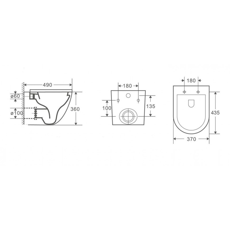 Унитаз подвесной 2197 MW