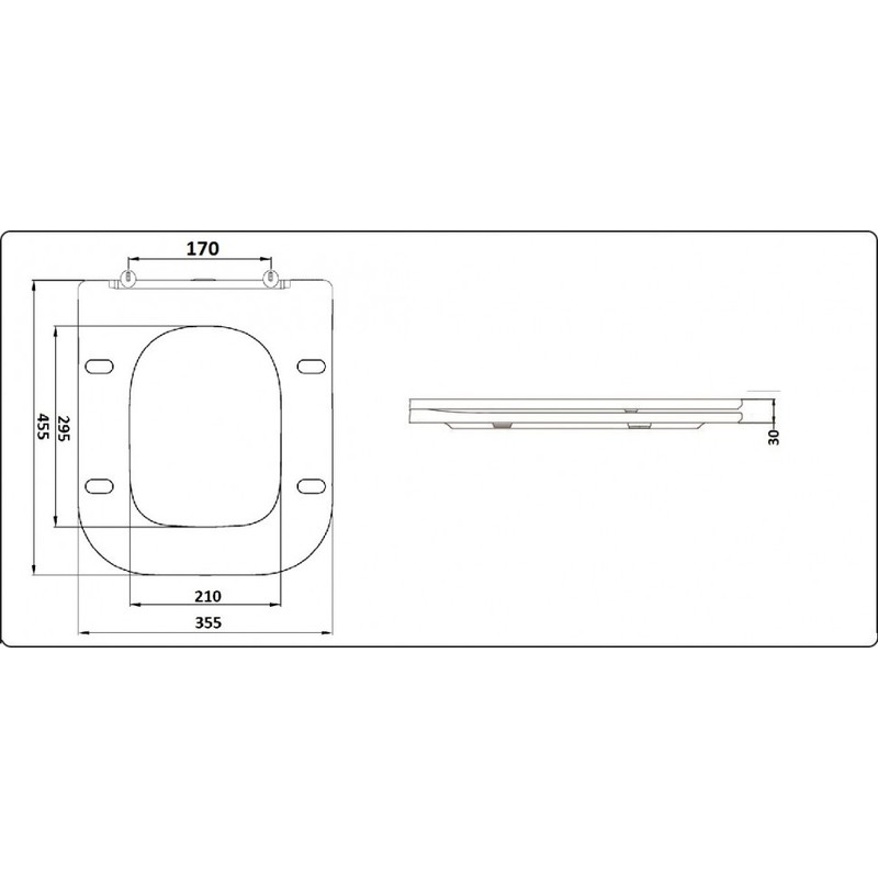 Унитаз подвесной CeramaLux 5170 -18