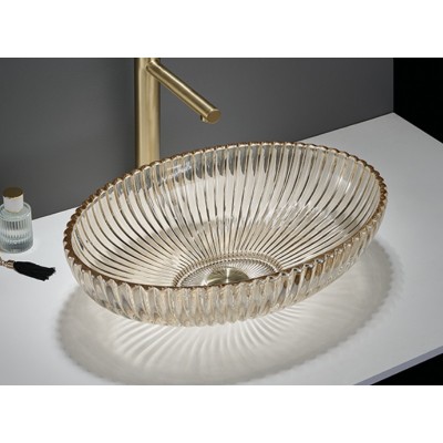 Раковина Ceramalux GL49-CP  стекло