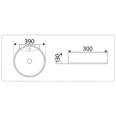 Умывальник CeramaLux TR4358