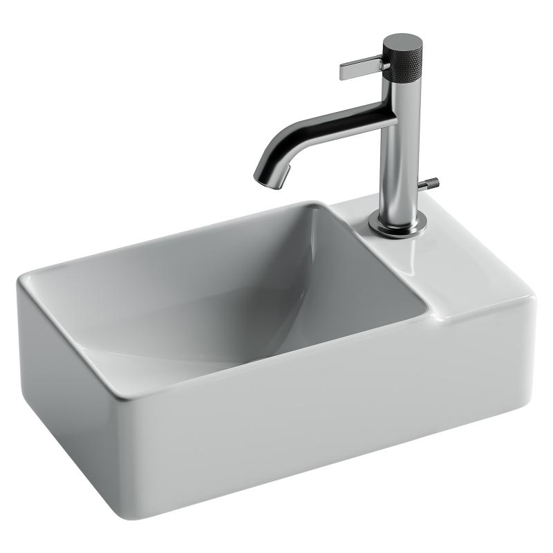 Рукомойник Ceramicanova Element CN5045 R Белая глянцевая