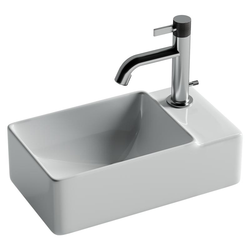 Рукомойник Ceramicanova Element CN5045 R Белая глянцевая