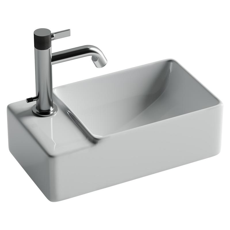 Рукомойник Ceramicanova Element CN5046 L Белая глянцевый