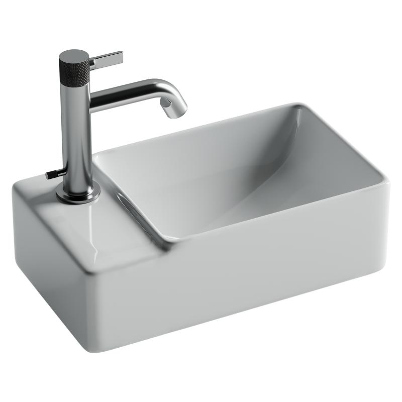 Рукомойник Ceramicanova Element CN5046 L Белая глянцевый