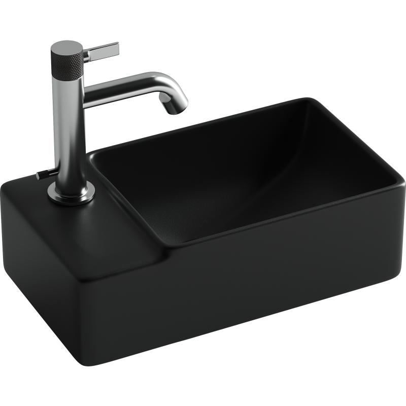 Рукомойник Ceramicanova Element CN5046MB L черная матовая