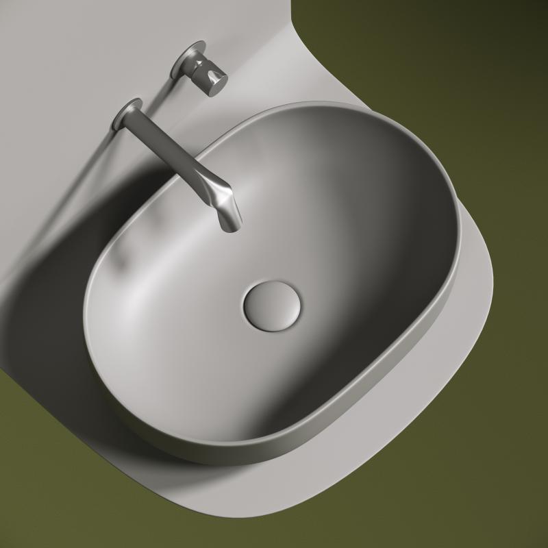 Раковина Ceramicanova Element CN6047MH серая