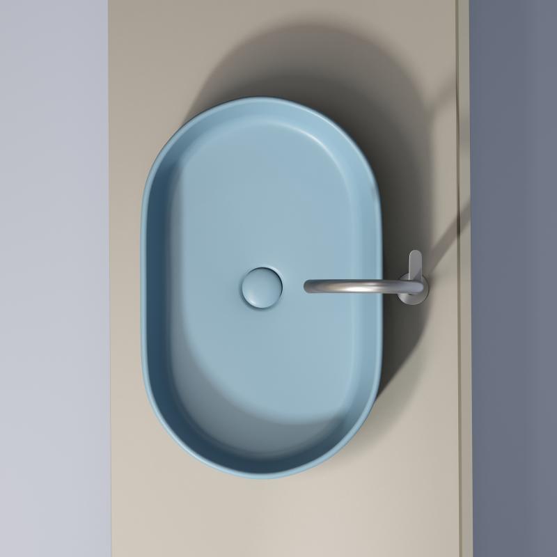 Раковина Ceramicanova Element CN6048ML голубая матовая