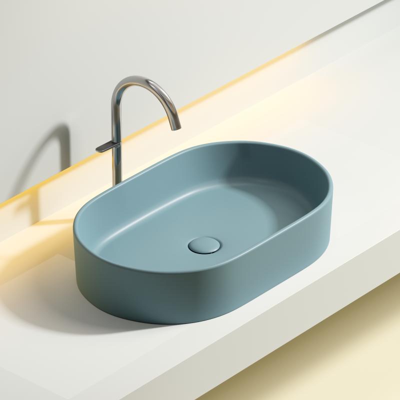 Раковина Ceramicanova Element CN6048MLG зеленая матовая