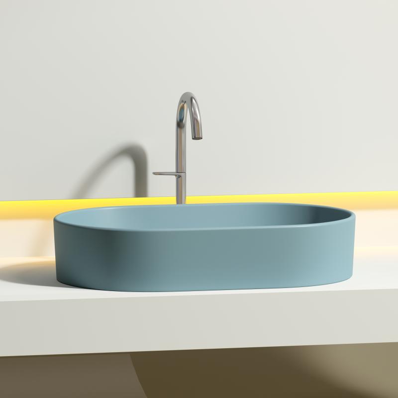 Раковина Ceramicanova Element CN6048MLG зеленая матовая