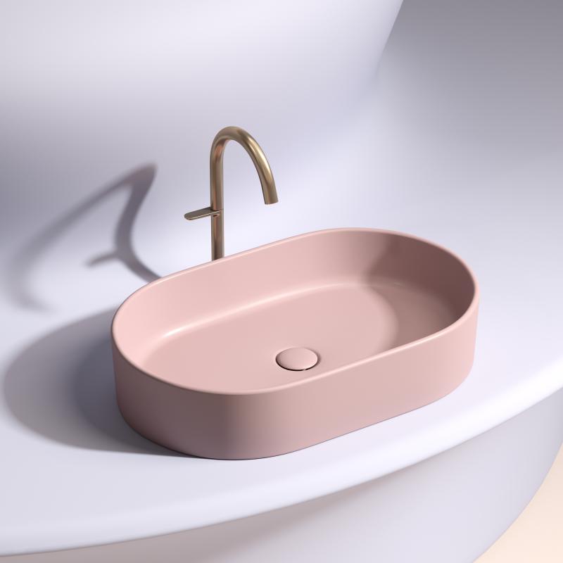 Раковина Ceramicanova Element CN6048MP розовая матовая