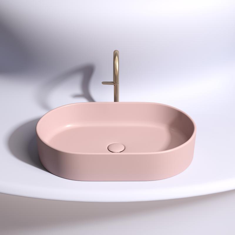 Раковина Ceramicanova Element CN6048MP розовая матовая