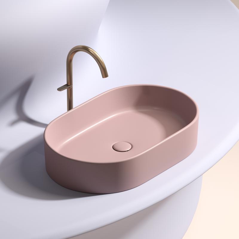 Раковина Ceramicanova Element CN6048MP розовая матовая