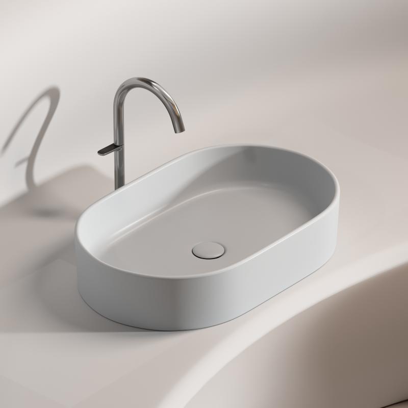 Раковина Ceramicanova Element CN6048MSG серая матовая