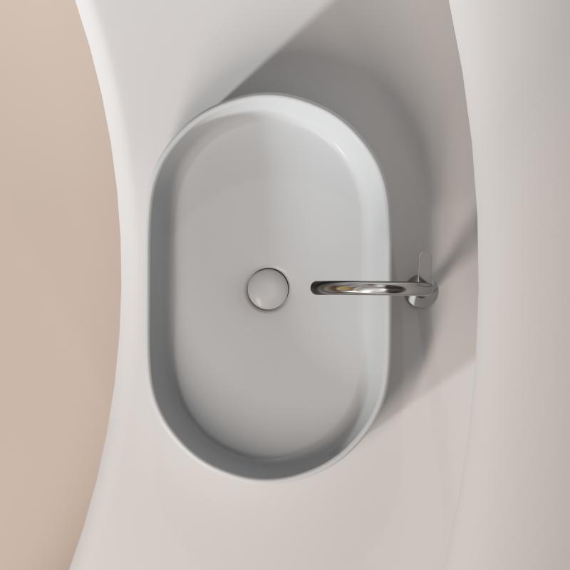 Раковина Ceramicanova Element CN6048MSG серая матовая