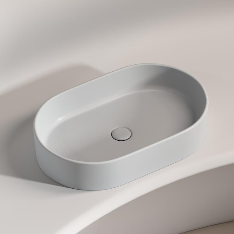 Раковина Ceramicanova Element CN6048MSG серая матовая