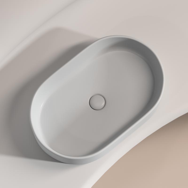 Раковина Ceramicanova Element CN6048MSG серая матовая