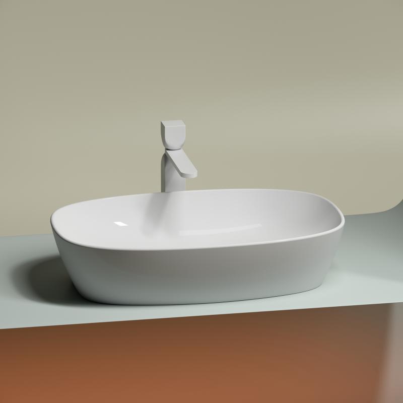Раковина Ceramicanova Element CN6049 белая глянцевая