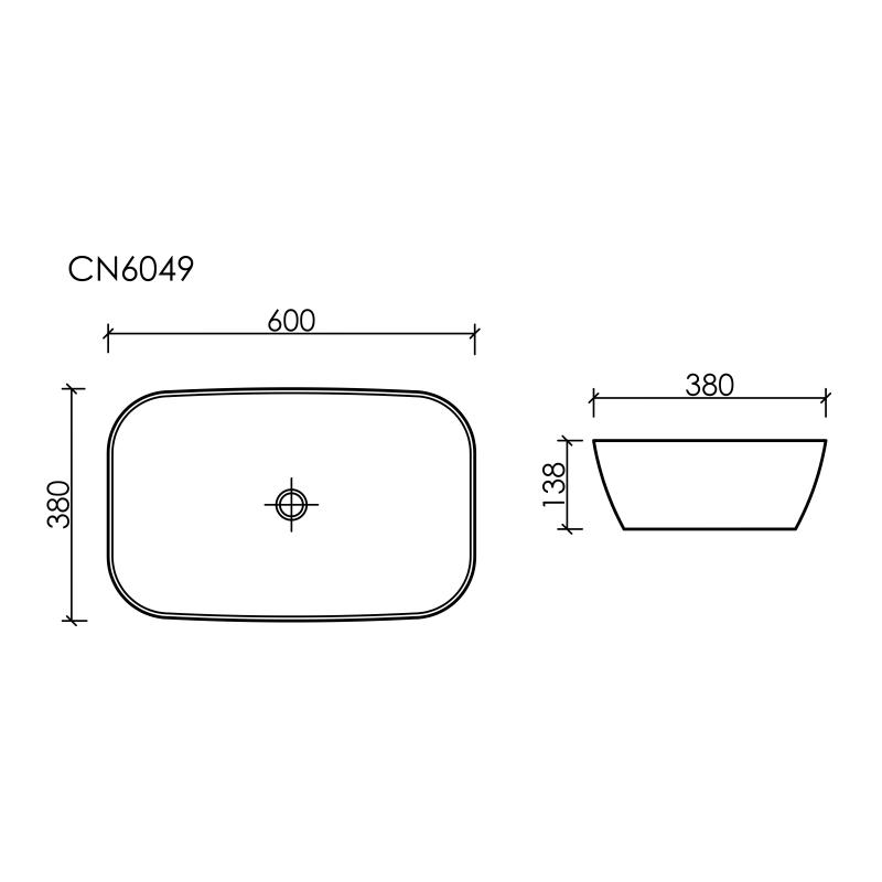 Раковина Ceramicanova Element CN6049MB черная матовая