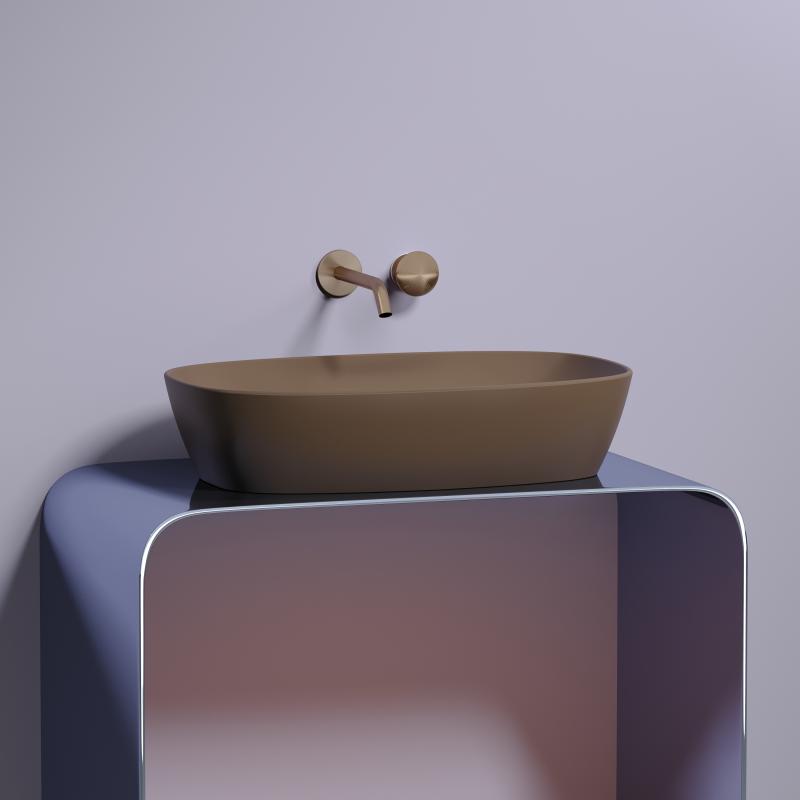 Раковина Ceramicanova Element CN6049MDB темно-коричневая матовая