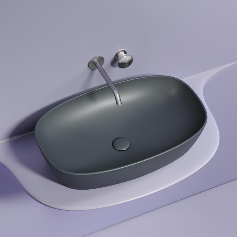 Раковина Ceramicanova Element CN6049MDH темный антрацит матовая