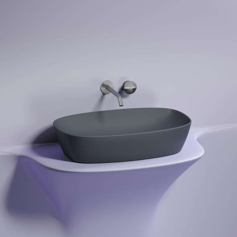 Раковина Ceramicanova Element CN6049MDH темный антрацит матовая