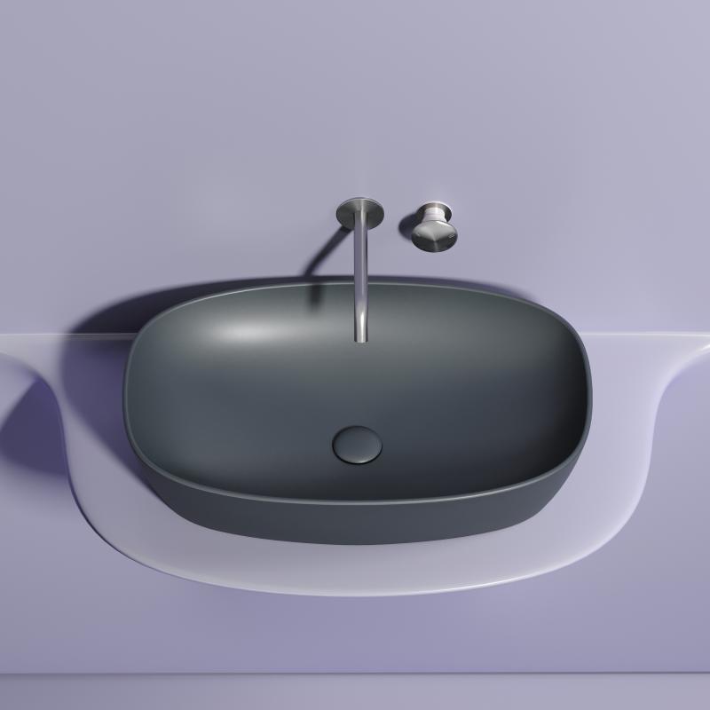 Раковина Ceramicanova Element CN6049MDH темный антрацит матовая