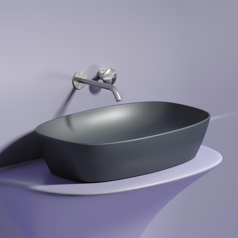 Раковина Ceramicanova Element CN6049MDH темный антрацит матовая