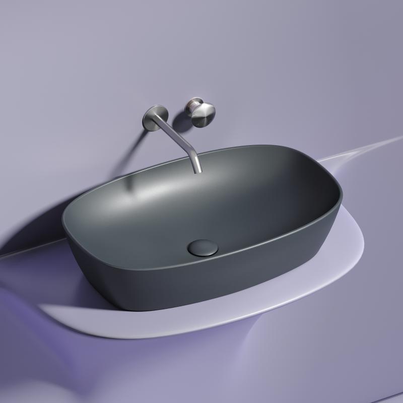 Раковина Ceramicanova Element CN6049MDH темный антрацит матовая