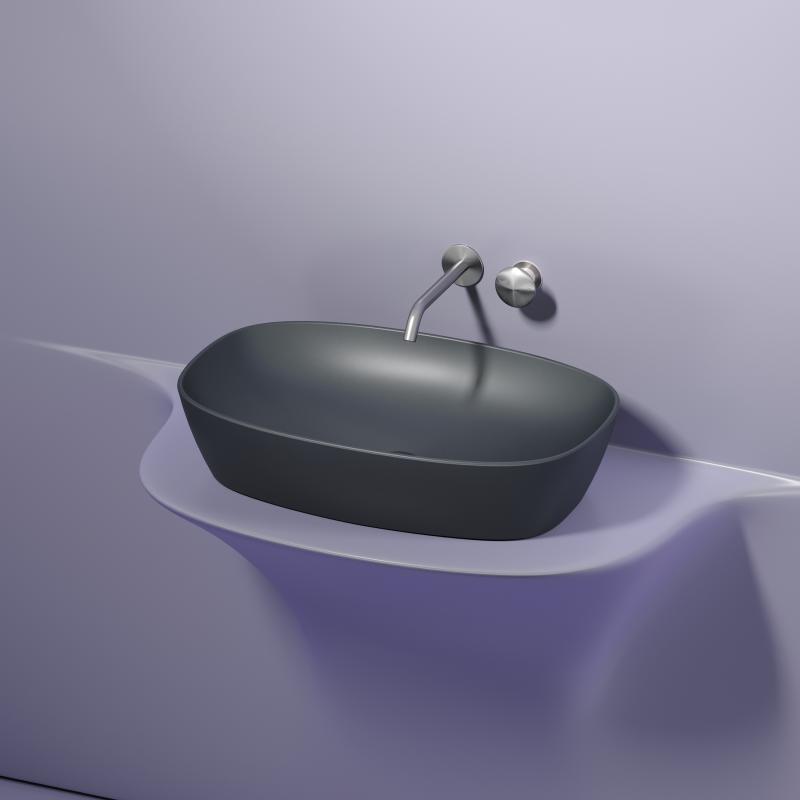 Раковина Ceramicanova Element CN6049MDH темный антрацит матовая