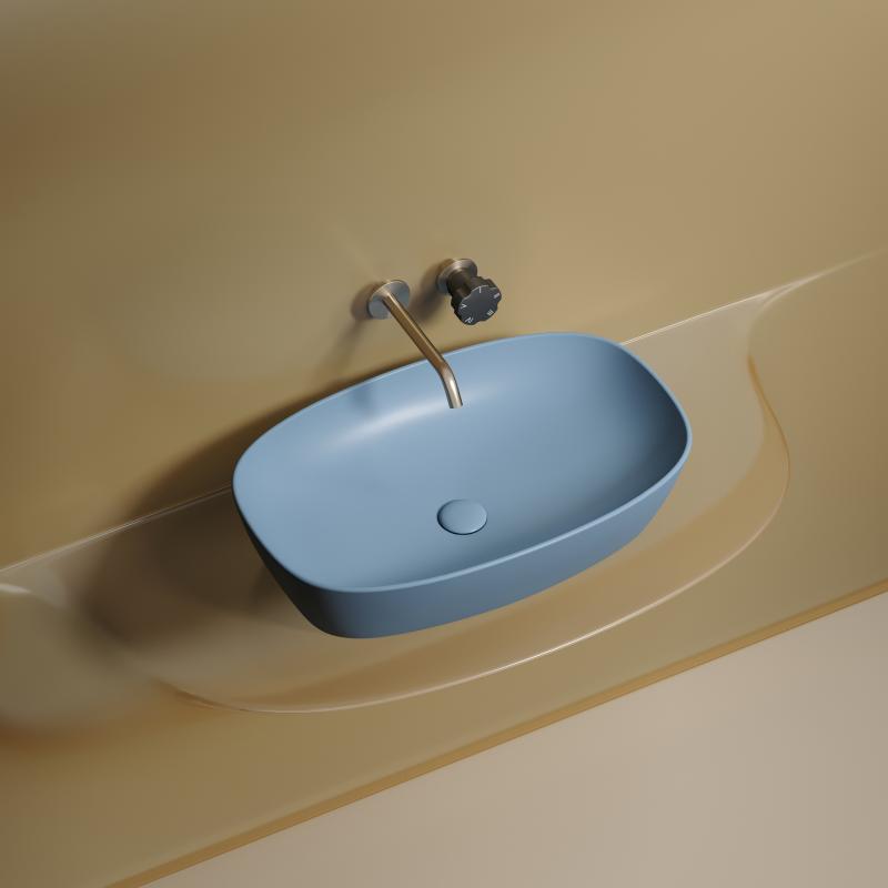 Раковина Ceramicanova Element CN6049ML голубая матовая