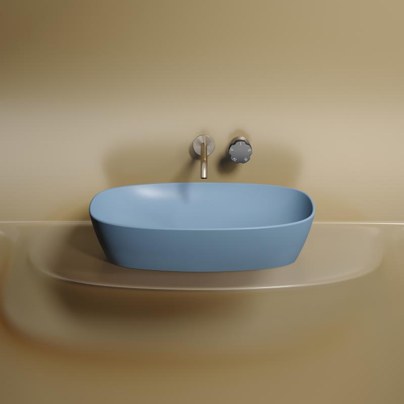 Раковина Ceramicanova Element CN6049ML голубая матовая