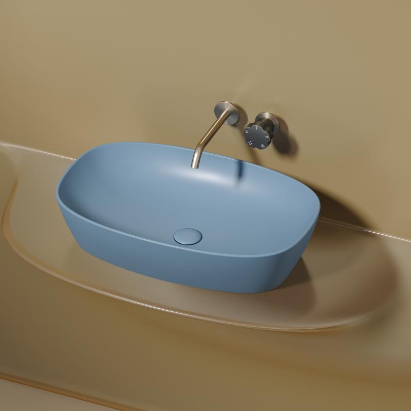 Раковина Ceramicanova Element CN6049ML голубая матовая