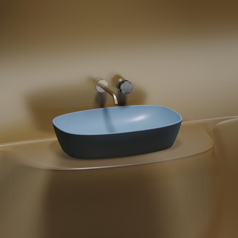 Раковина Ceramicanova Element CN6049ML голубая матовая