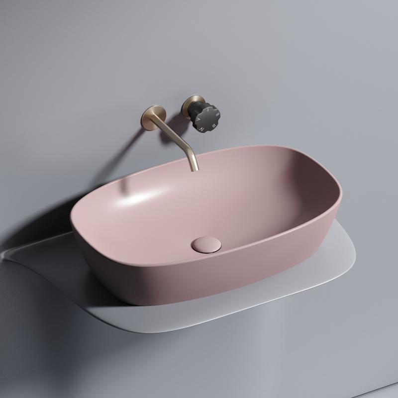 Раковина Ceramicanova Element CN6049MP розовая матовая
