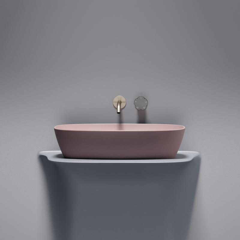 Раковина Ceramicanova Element CN6049MP розовая матовая