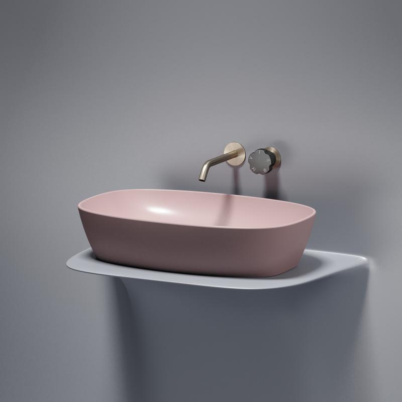 Раковина Ceramicanova Element CN6049MP розовая матовая