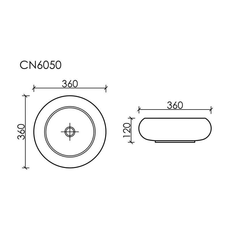 Раковина Ceramicanova Element CN6050MC капучино матовая