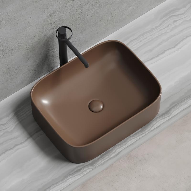 Раковина Ceramicanova Element CN6052MDB темно-коричневая матовая